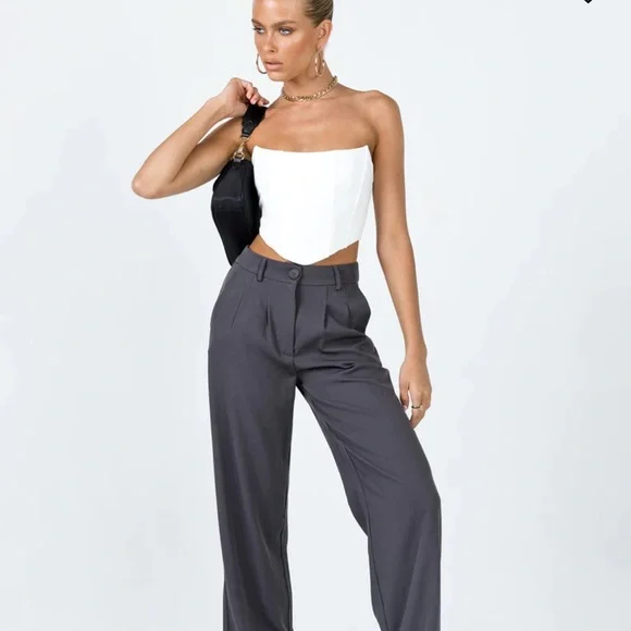 Princess Polly Carlie top white - Picture 3 of 12